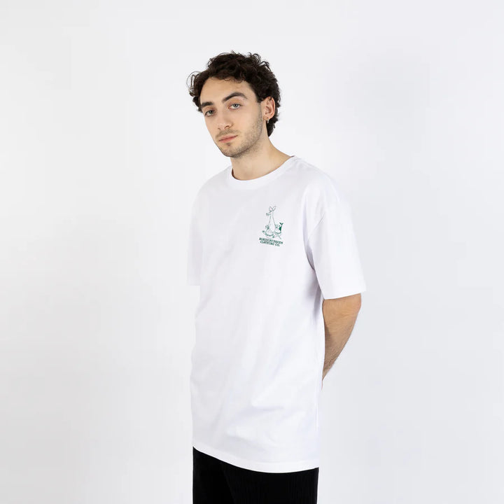 Moomin Nipsu Bisnes tee white