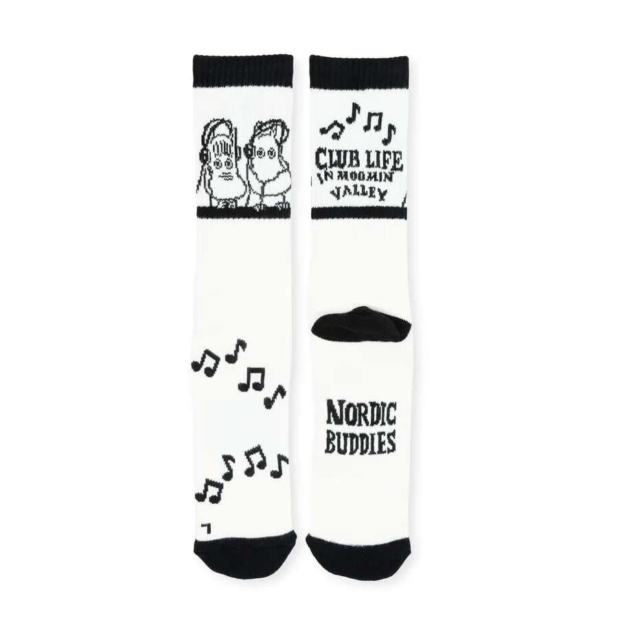 Moomin Club Life Socks white - Shop-Tetuan