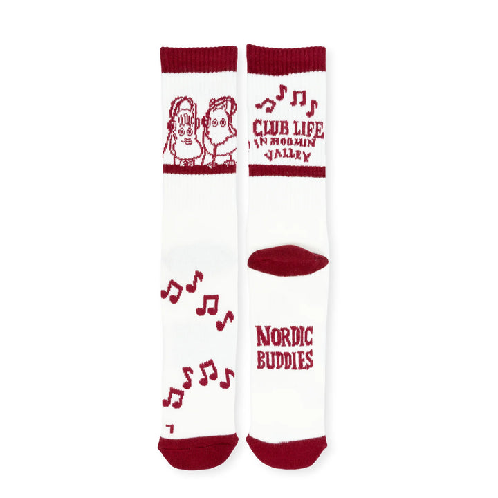 Moomin Club Life Socks white/red - Shop-Tetuan