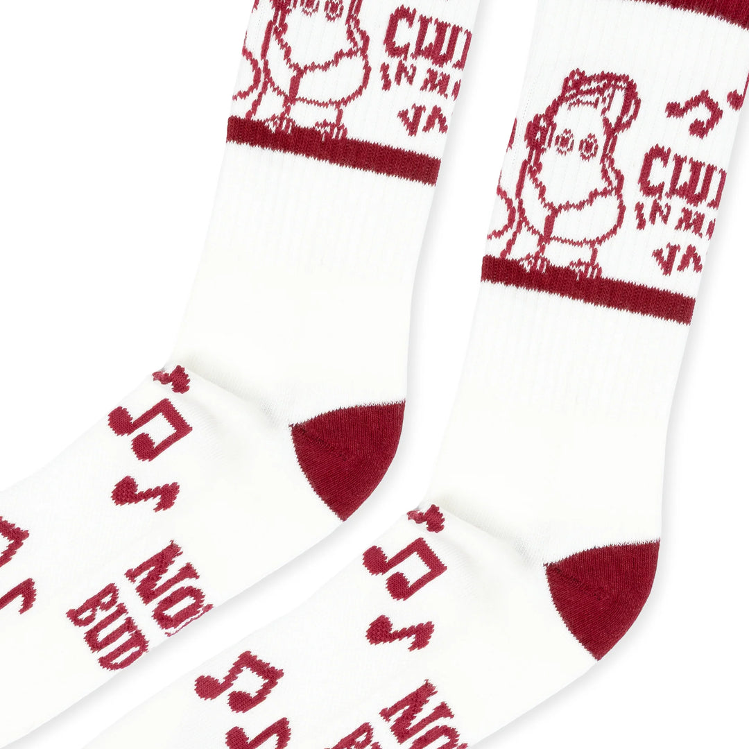 Moomin Club Life Socks white/red - Shop-Tetuan
