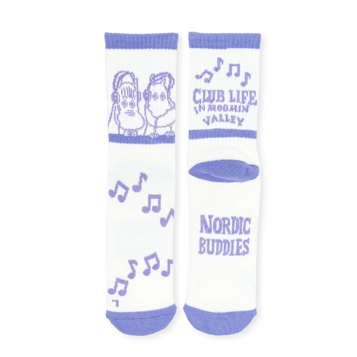 Moomin Club Life socks white/lilac - Shop-Tetuan