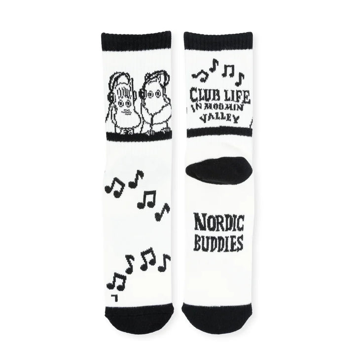 Moomin Club Life socks black/white - Shop-Tetuan