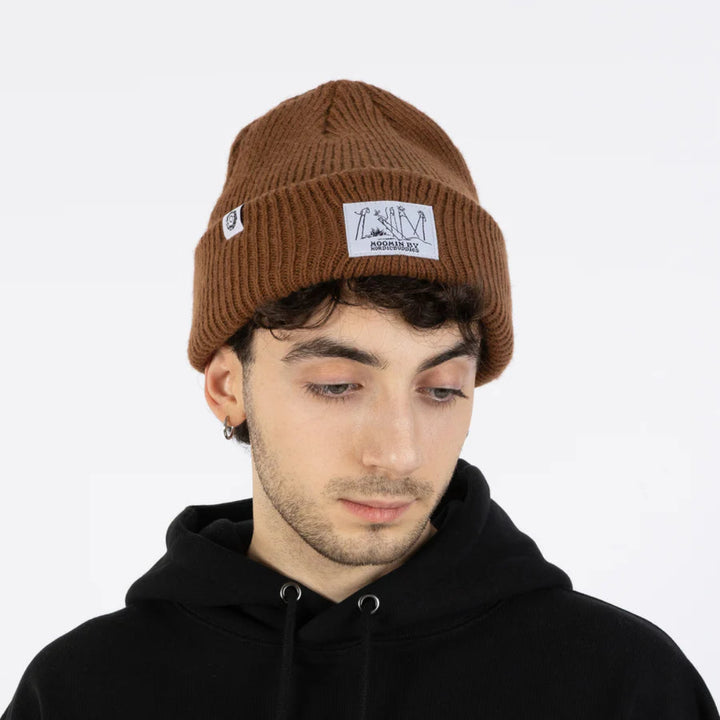 Moomin Muumi Novels beanie brown - Shop-Tetuan
