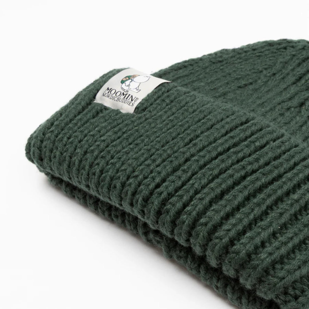 Moomin Muumipeikko Muhkea beanie green - Shop-Tetuan