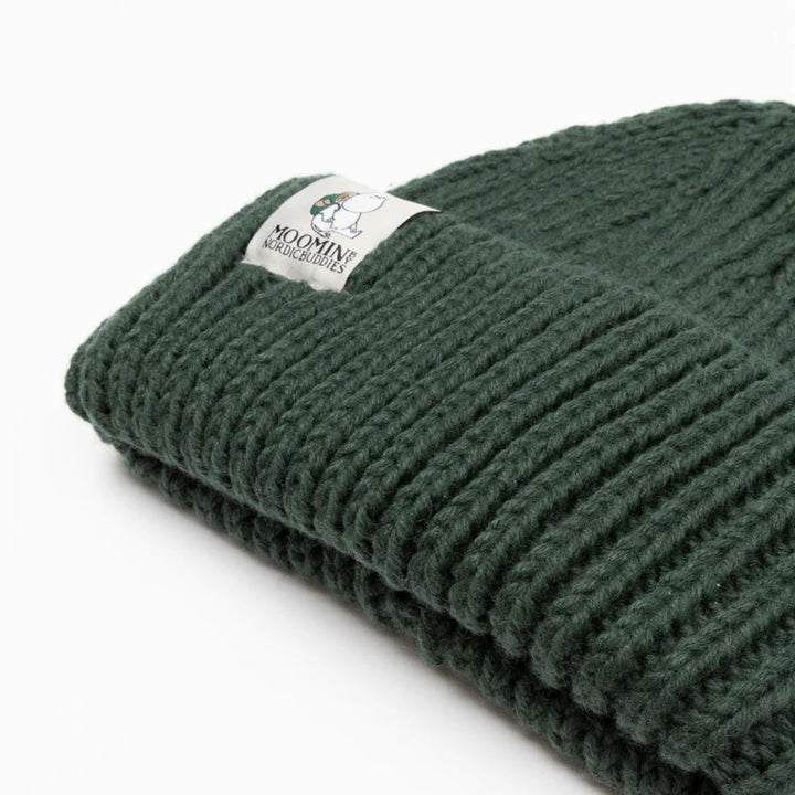Moomin Muumipeikko Muhkea beanie green - Shop-Tetuan