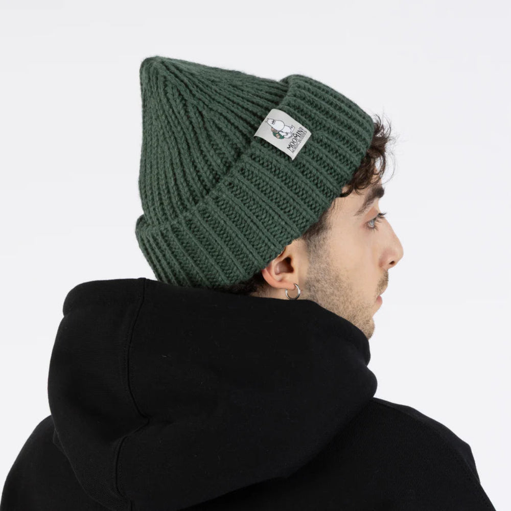 Moomin Muumipeikko Muhkea beanie green - Shop-Tetuan