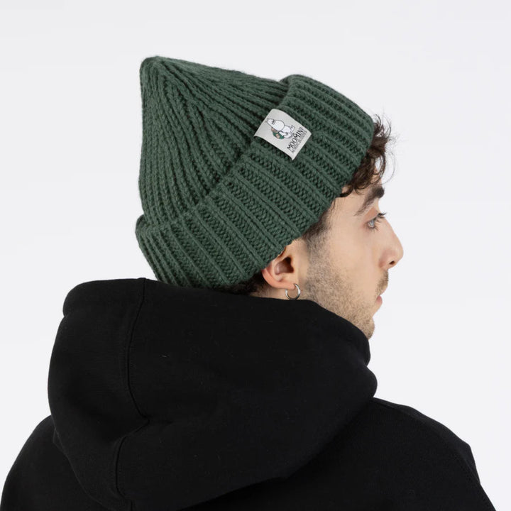 Moomin Muumipeikko Muhkea beanie green - Shop-Tetuan