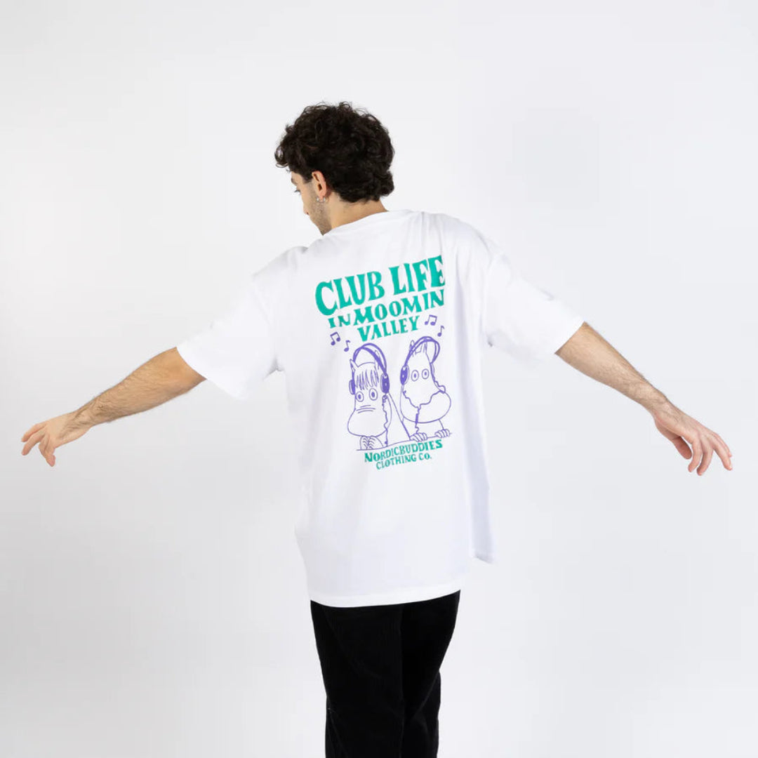 Moomin Muumi Club Life tee white - Shop-Tetuan