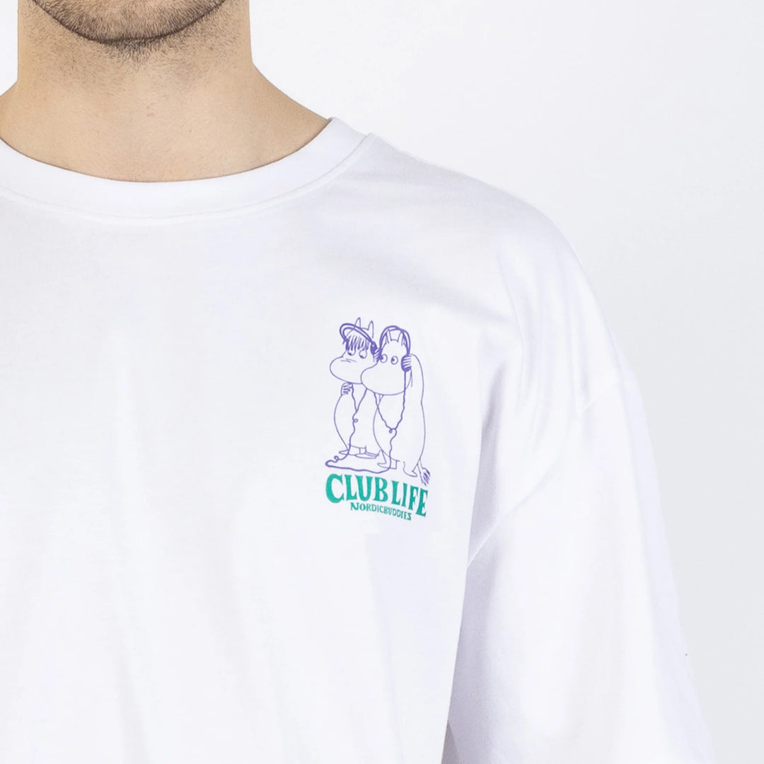 Moomin Muumi Club Life tee white - Shop-Tetuan