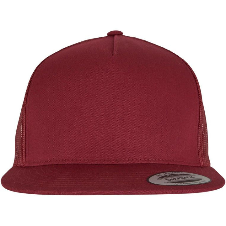 The Classics Yupoong trucker snapback maroon