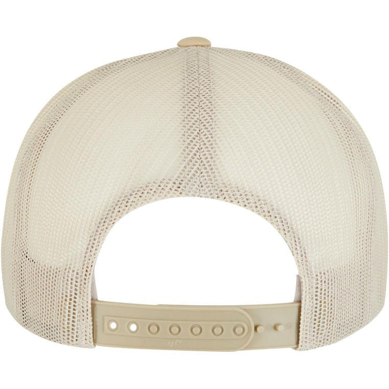 The Classics Yupoong trucker snapback gold/white/beige