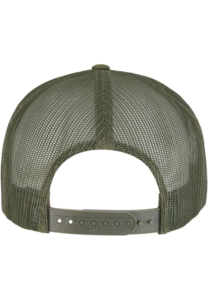 The Classics Yupoong trucker snapback olive/white/loden