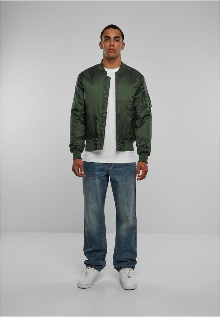 Urban Classics Basic Bomber jacket olive