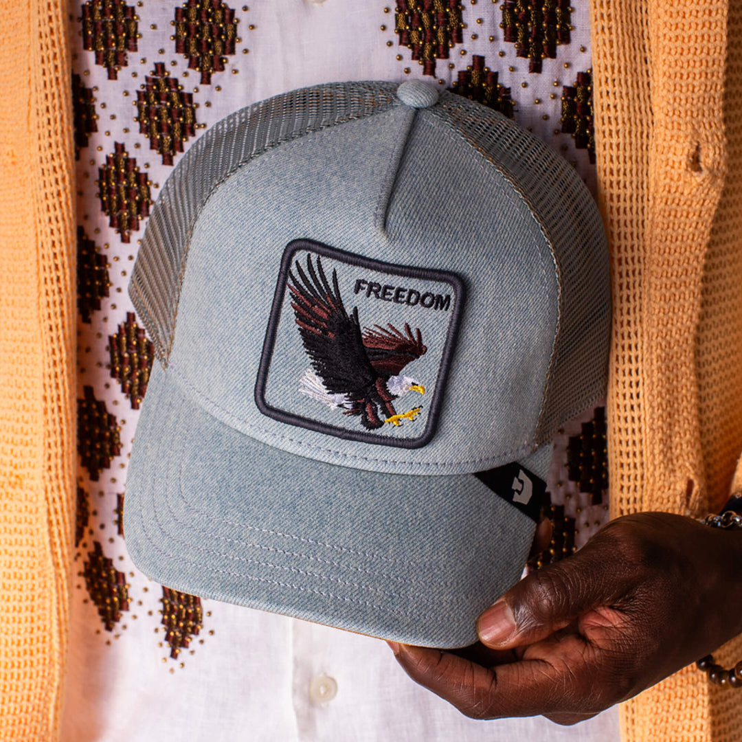 Goorin Bros. Denim Eagle light denim - Shop-Tetuan