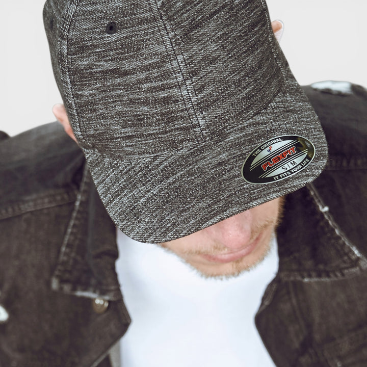 Flexfit cap twill knit grey - Shop-Tetuan