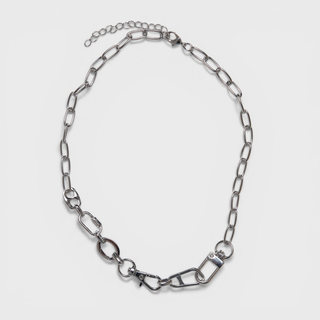 Urban Classics Various Fastener necklace silver - Shop-Tetuan