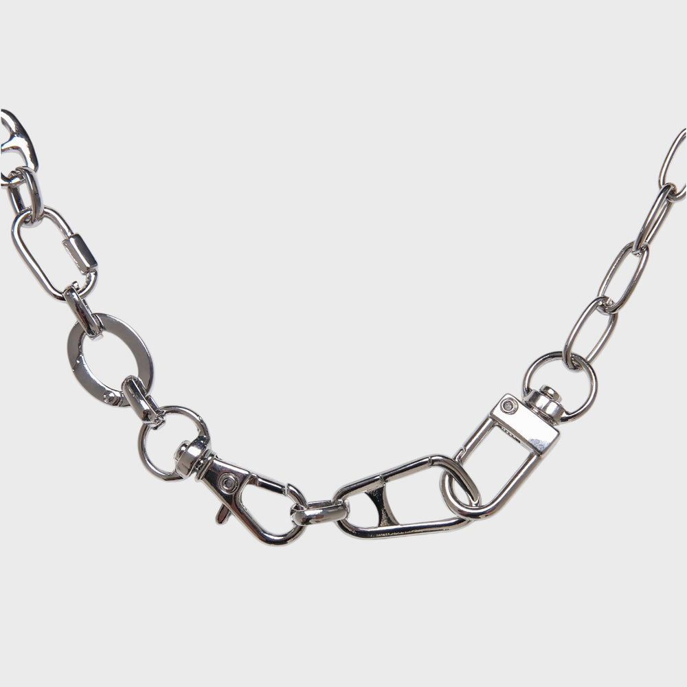 Urban Classics Various Fastener necklace silver - Shop-Tetuan