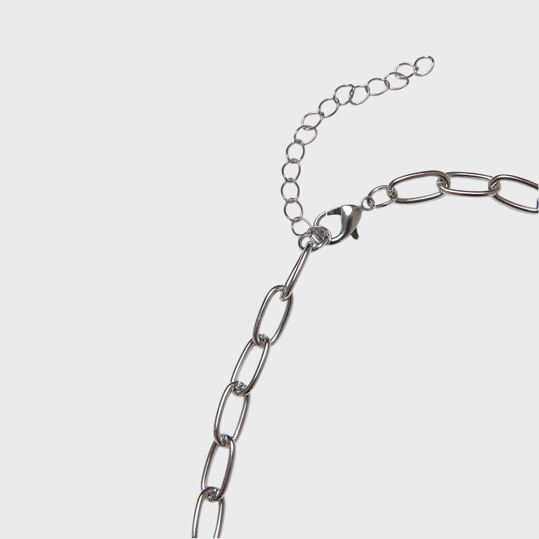 Urban Classics Various Fastener necklace silver - Shop-Tetuan