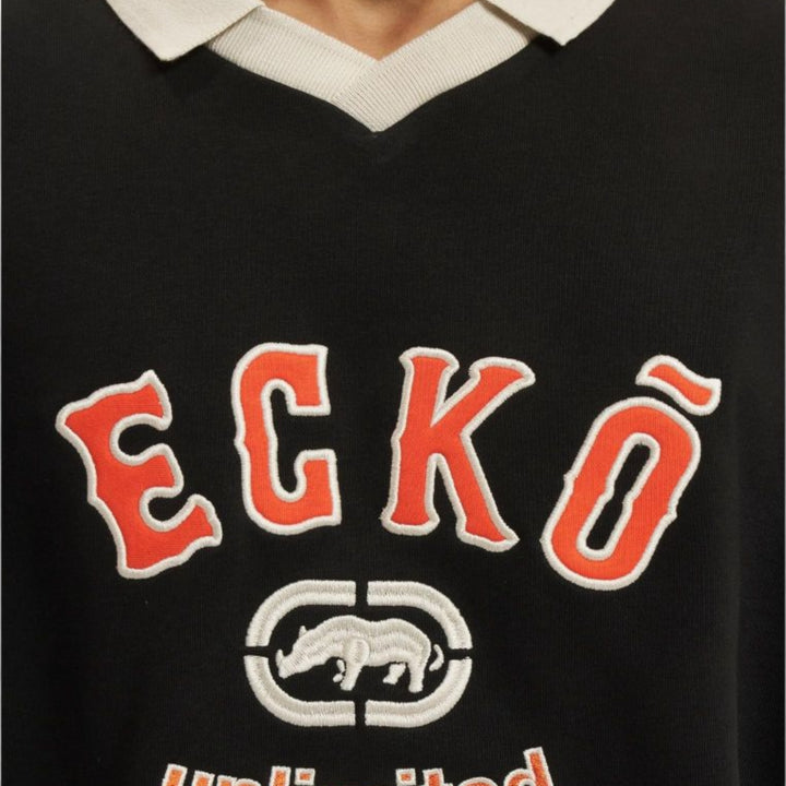 Ecko Unltd. VintageCollar Pullover black/sand - Shop-Tetuan