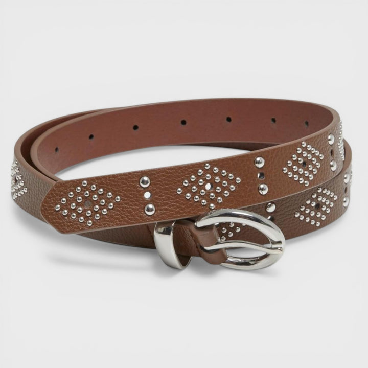 Urban Classics Rivet Belt brown - Shop-Tetuan