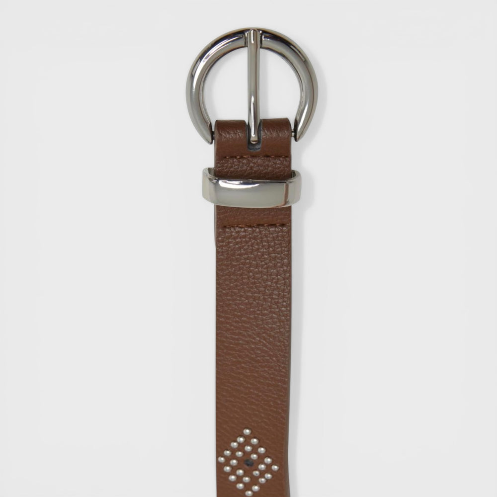 Urban Classics Rivet Belt brown - Shop-Tetuan