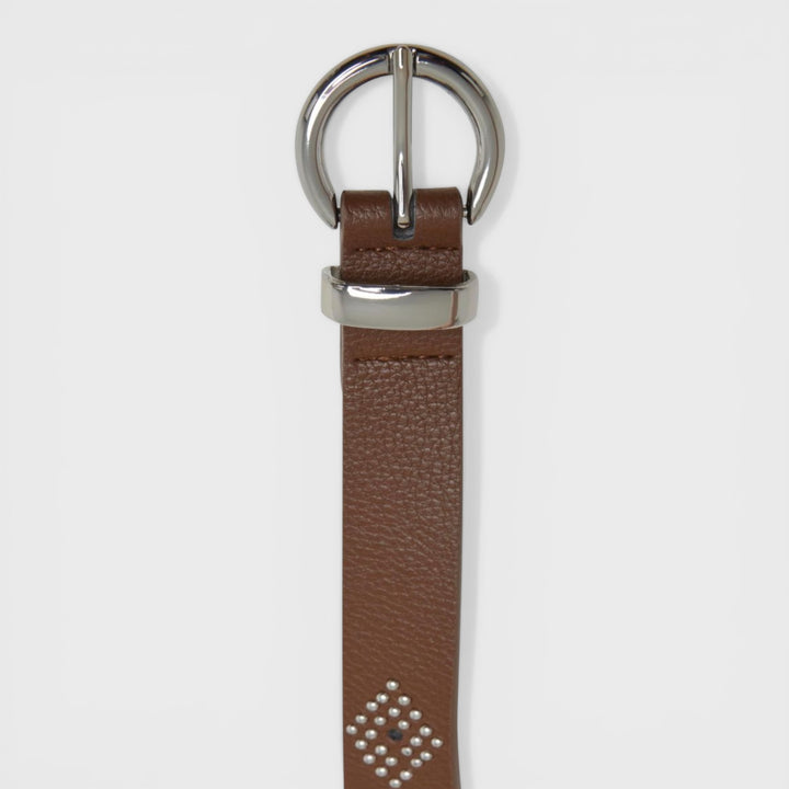 Urban Classics Rivet Belt brown - Shop-Tetuan