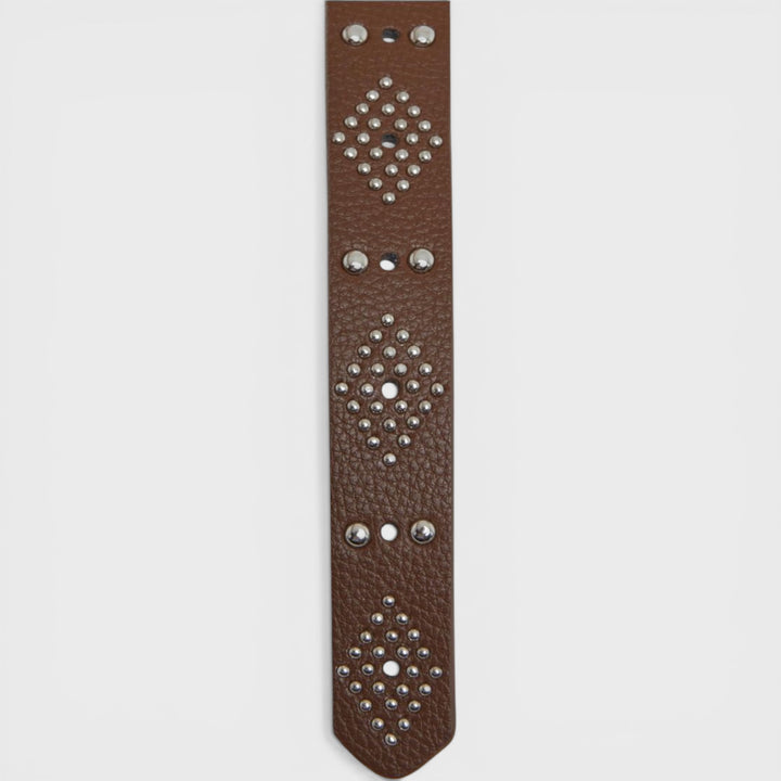 Urban Classics Rivet Belt brown - Shop-Tetuan