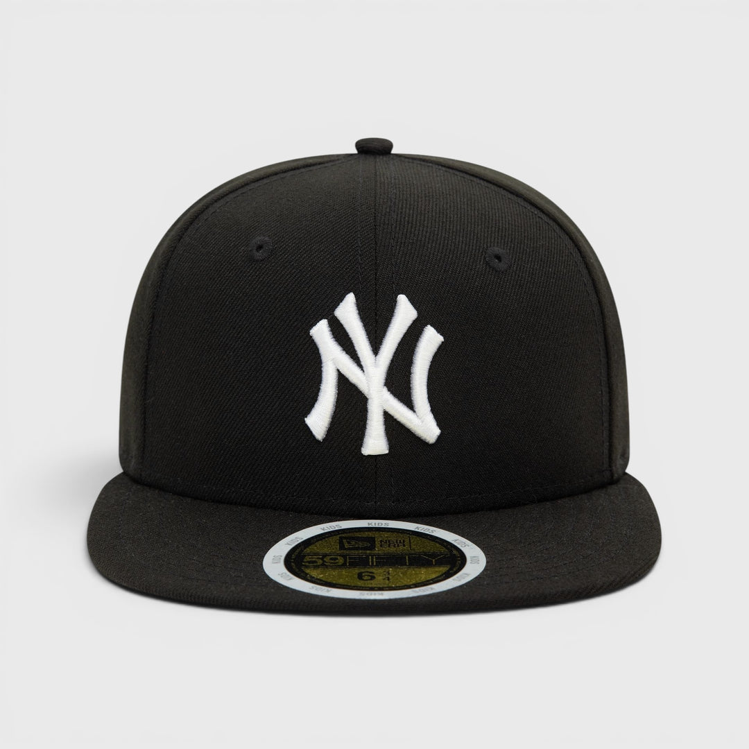 New Era Essential 59Fifty NY Yankees black/white Kids - Shop-Tetuan