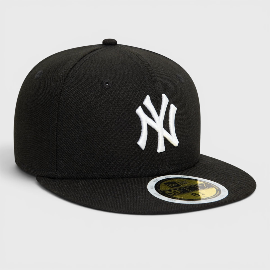 New Era Essential 59Fifty NY Yankees black/white Kids - Shop-Tetuan