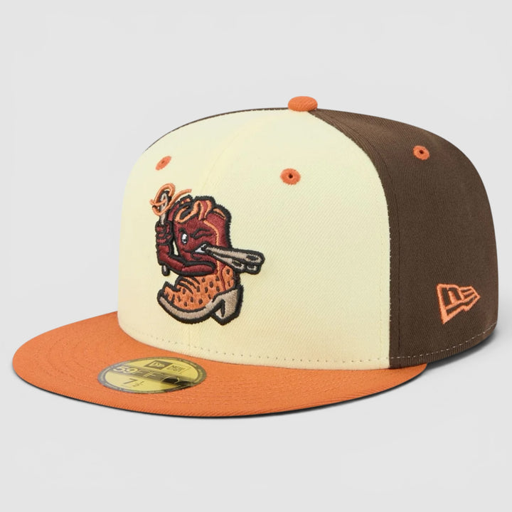 New Era MiLB Theme Night 59Fifty El Paso Chihuahuas cream/orange