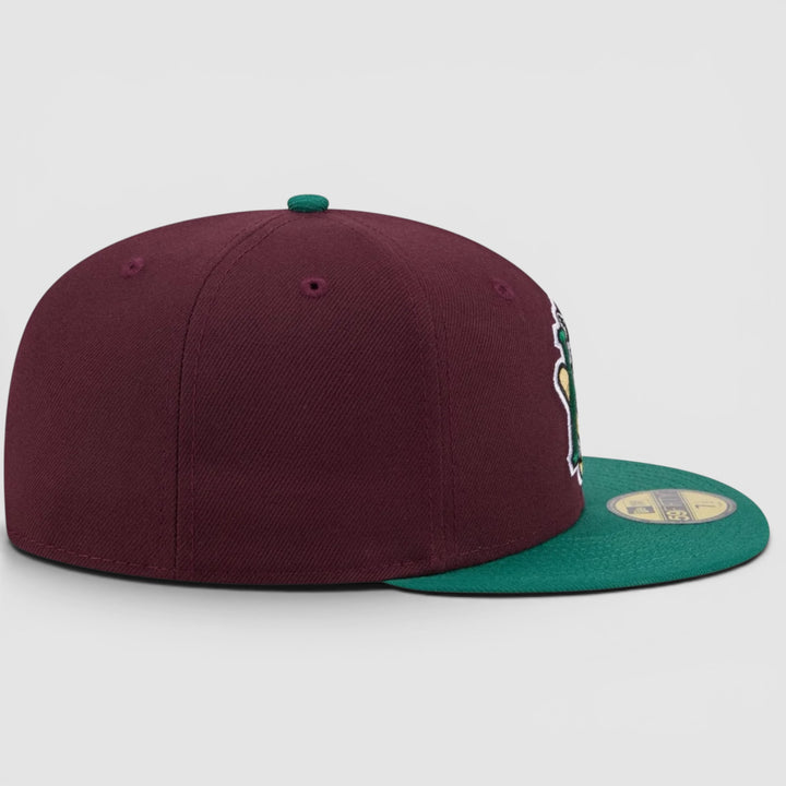 New Era MiLB Theme Night 59Fifty Hudson Valley Renegades burgundy
