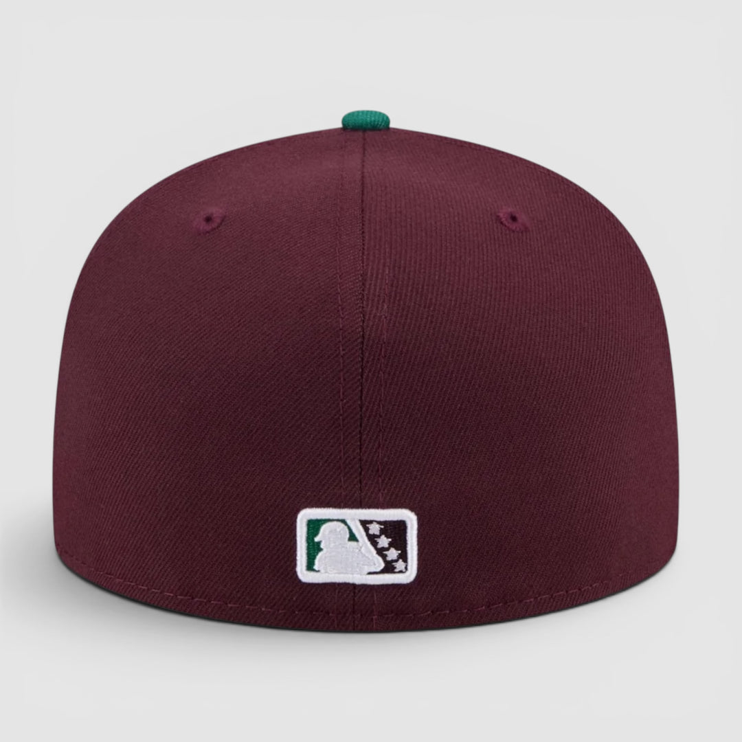 New Era MiLB Theme Night 59Fifty Hudson Valley Renegades burgundy