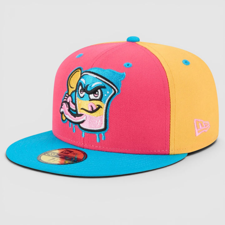 New Era MiLB Theme Night 59Fifty Jacksonville Jumbo Shrimp pink - Shop-Tetuan
