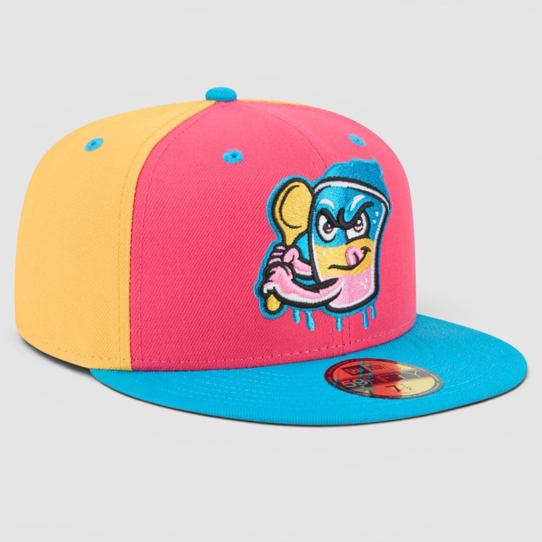 New Era MiLB Theme Night 59Fifty Jacksonville Jumbo Shrimp pink - Shop-Tetuan