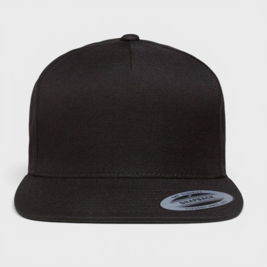 The Classics Yupoong Premium 5-Panel Snapback Cap black/black