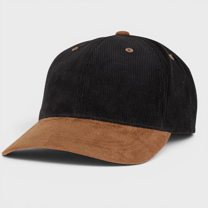 The Classics Yupoong Corduroy Classic Suede Cap black/caramel