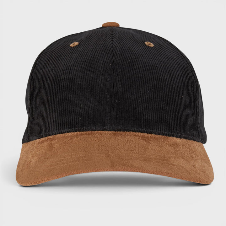 The Classics Yupoong Corduroy Classic Suede Cap black/caramel