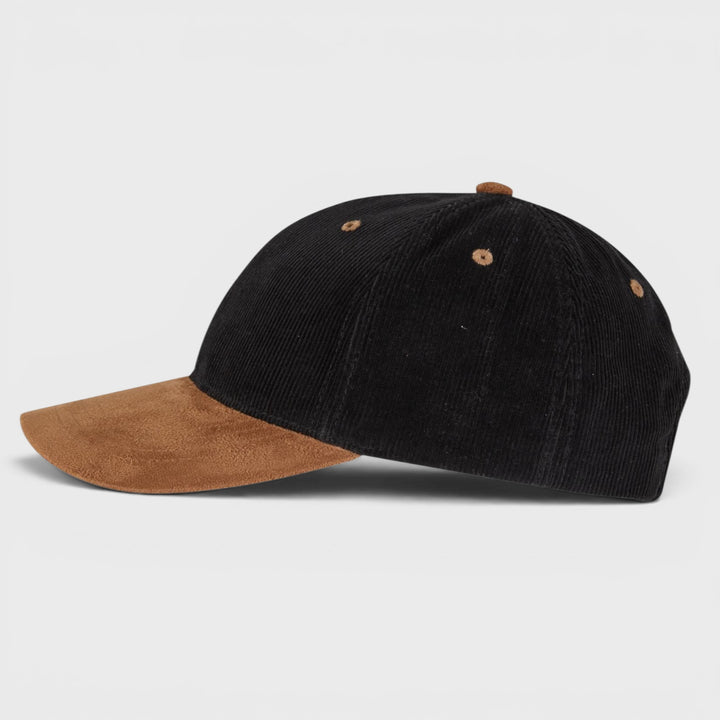 The Classics Yupoong Corduroy Classic Suede Cap black/caramel