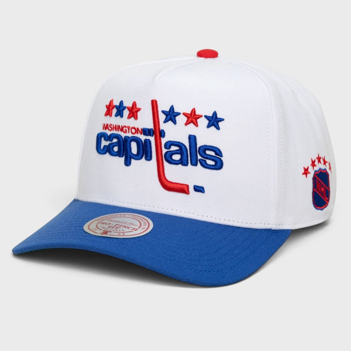 Mitchell &amp; Ness Legendary Home Vintage Pro Pinch Snapback W Capitals white/blue