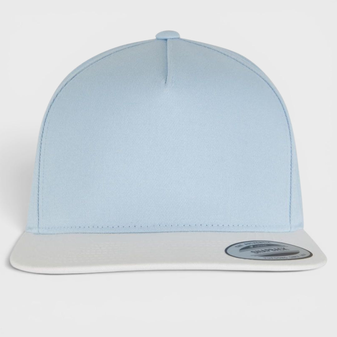 The Classics Yupoong 5-Panel snapback lightblue/white