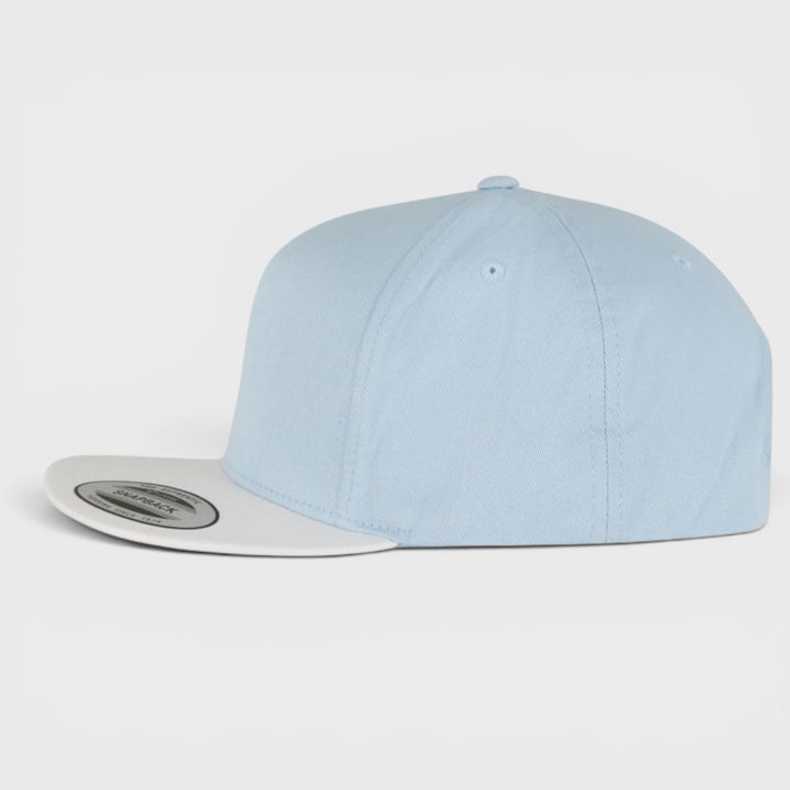 The Classics Yupoong 5-Panel snapback lightblue/white