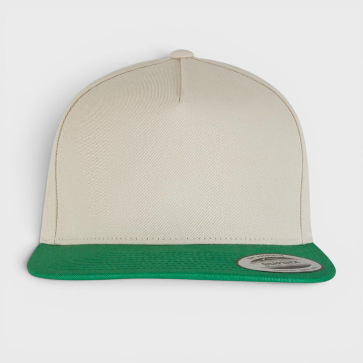The Classics Yupoong 5-Panel snapback beige/green