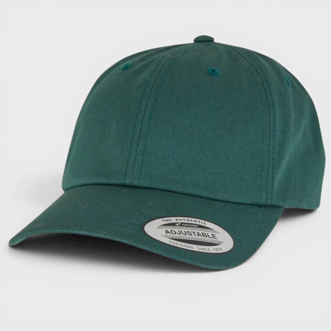 The Classics Yupoong low profile cotton twill cap spruce