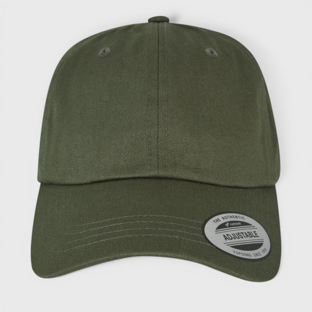 The Classics Yupoong low profile cotton twill cap burnt olive