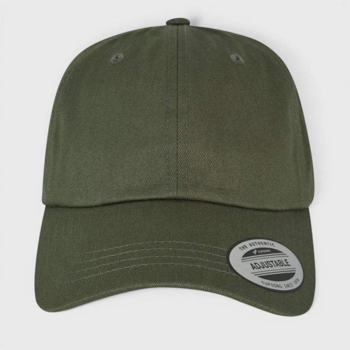 The Classics Yupoong low profile cotton twill cap burnt olive