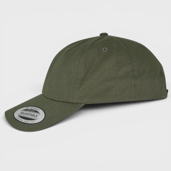 The Classics Yupoong low profile cotton twill cap burnt olive