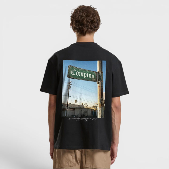 Mister Compton BLVD Oversize Tee black