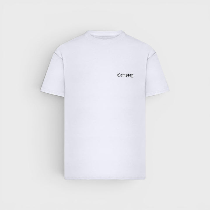 Mister Compton BLVD Oversize Tee white