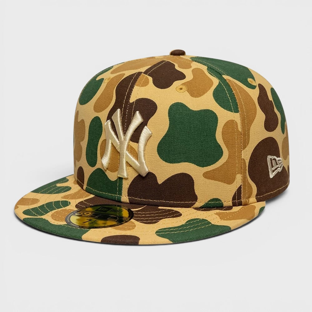 New Era Camo 59Fifty NY Yankees beige