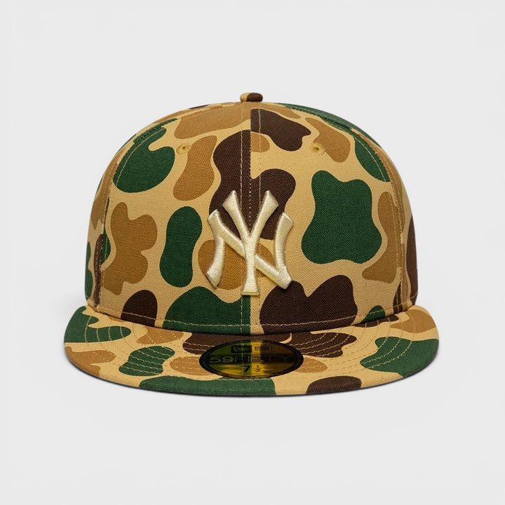 New Era Camo 59Fifty NY Yankees beige